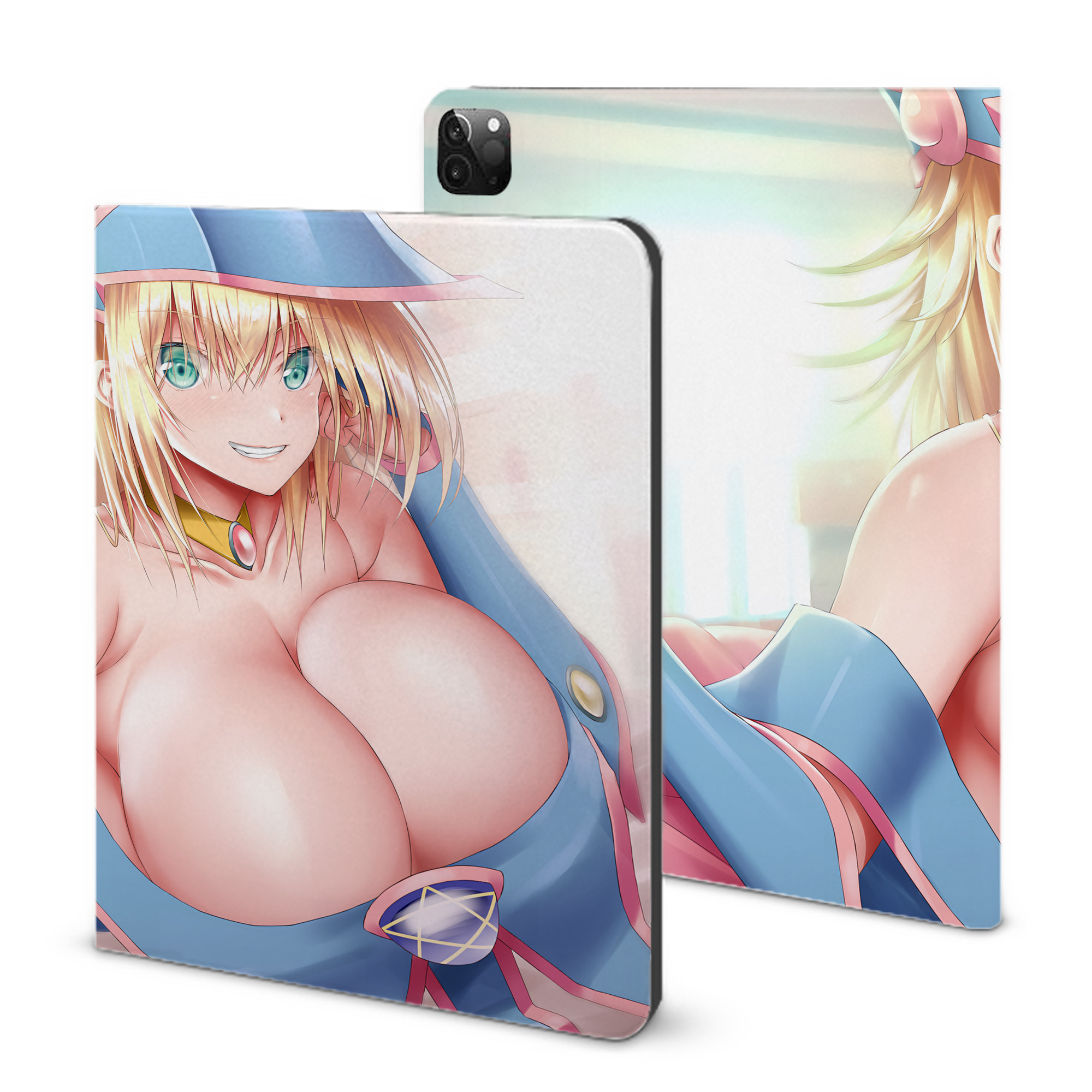 （画像用） 遊☆戯☆王 Yu-Gi-Oh! IPadケース ペンホルダー付き ブックスタイルデザイン